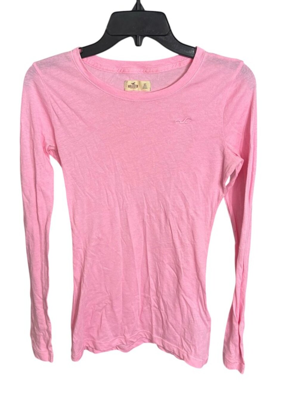 Hollister Long Sleeve Tee Pink Size XS